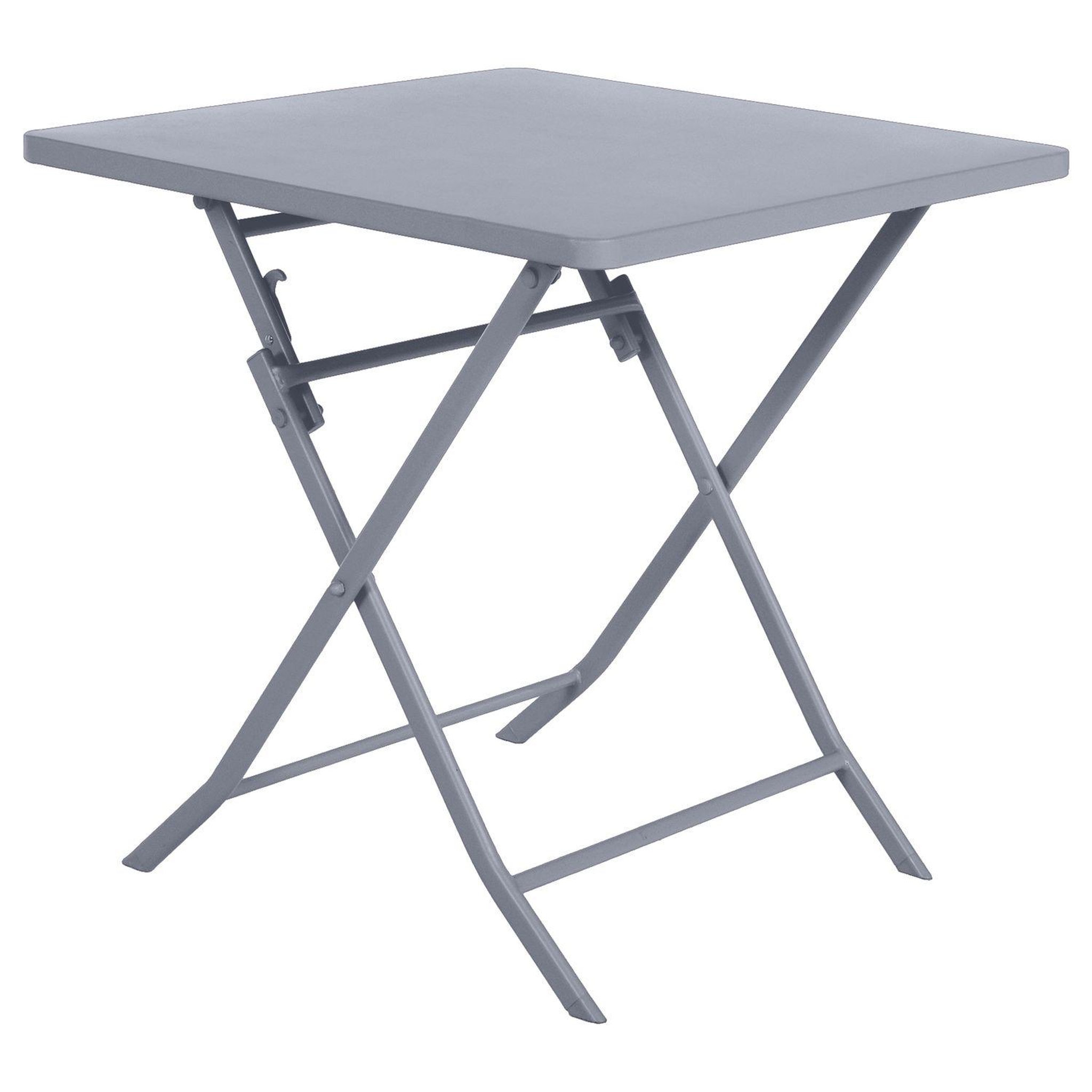 Voir la diapositive 1 : HESPERIDE Table de jardin pliante carrée Greensboro - 2 Places
