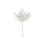 Paris Prix Statue Déco à LED  Arbre Feuilles  250m Argent