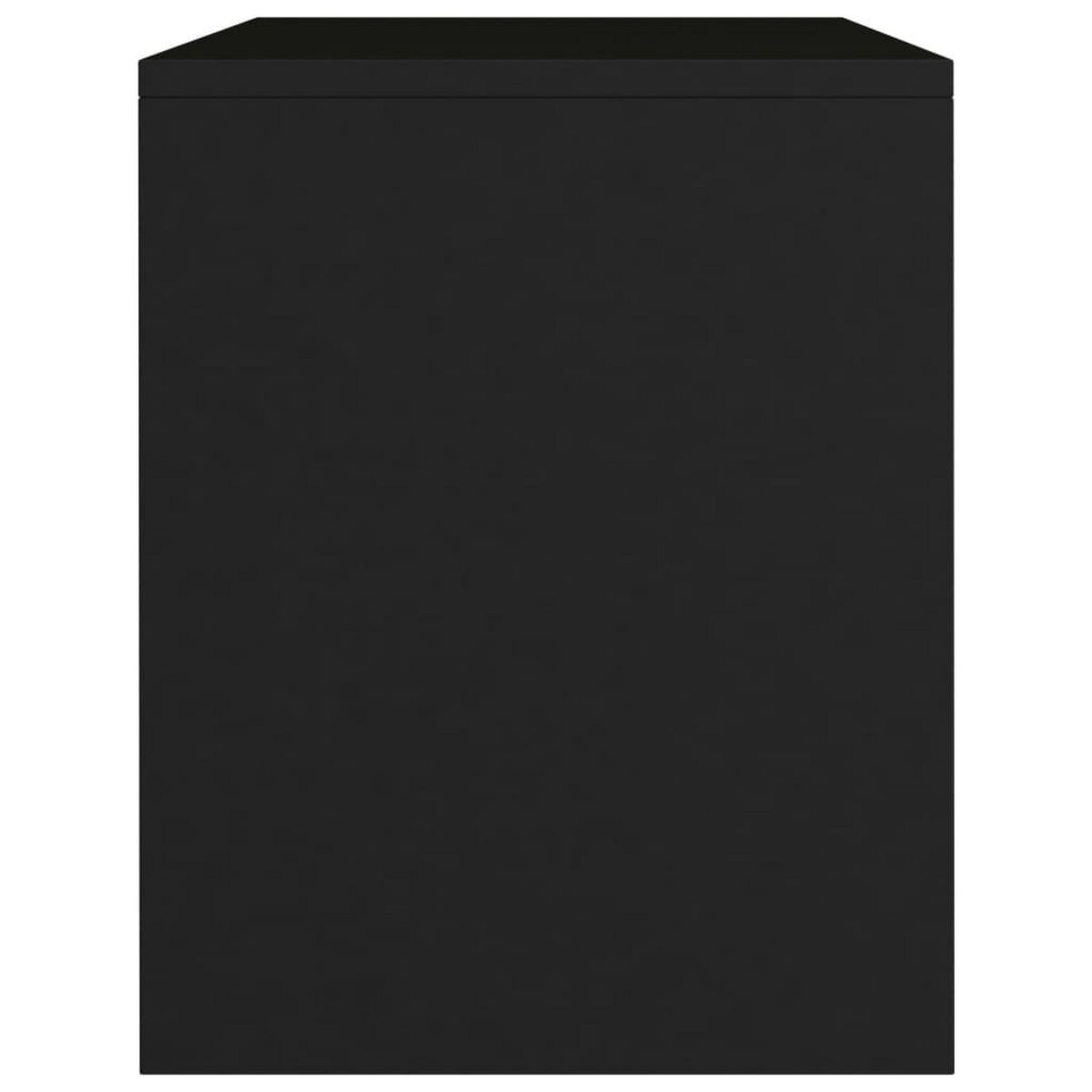 VIDAXL Table de chevet Noir 40x30x40 cm Bois d'ingenierie