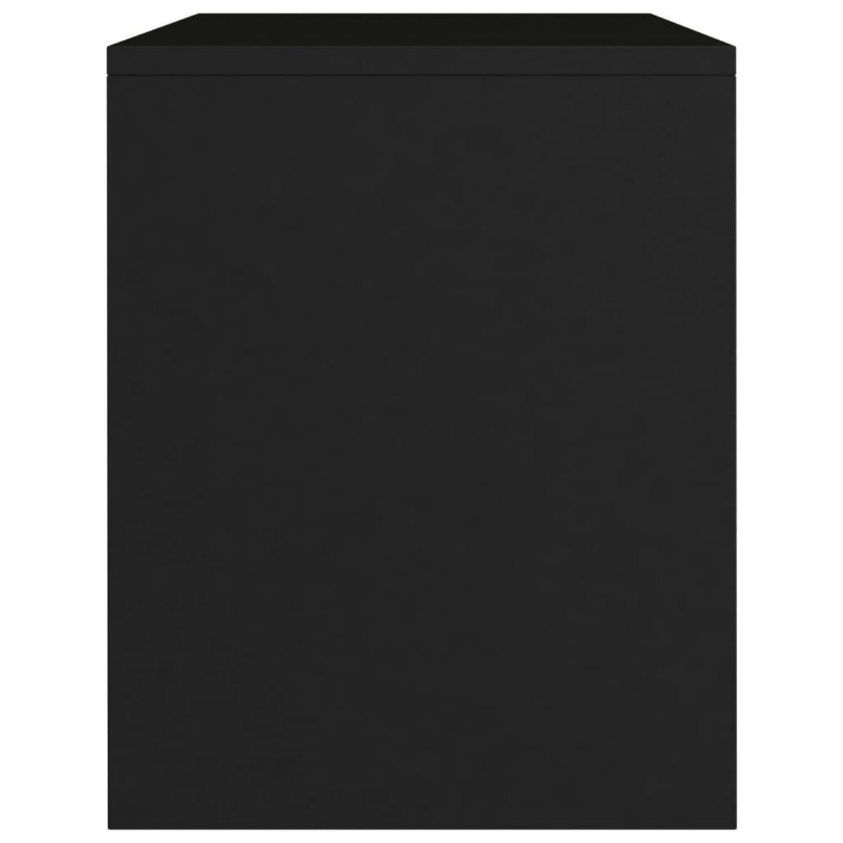 VIDAXL Table de chevet Noir 40x30x40 cm Bois d'ingenierie