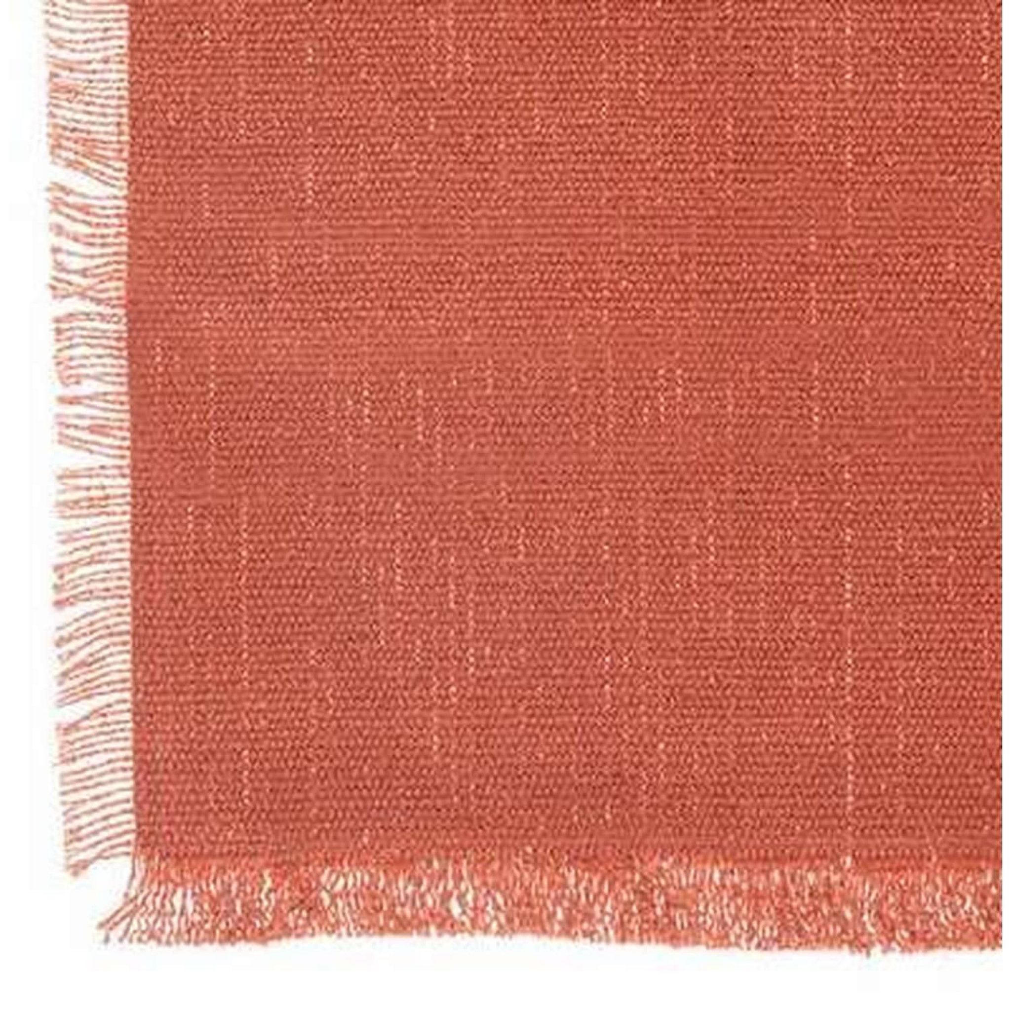 Voir la diapositive 1 : ATMOSPHERA Nappe à franges - 100% coton