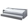 Voir la diapositive 3 : Lit banquette gigogne 90x200 cm ANDREA