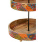Voir la diapositive 3 : Paris Prix Plateau 2 Niveaux en Bois  Delhi  53cm Multicolore