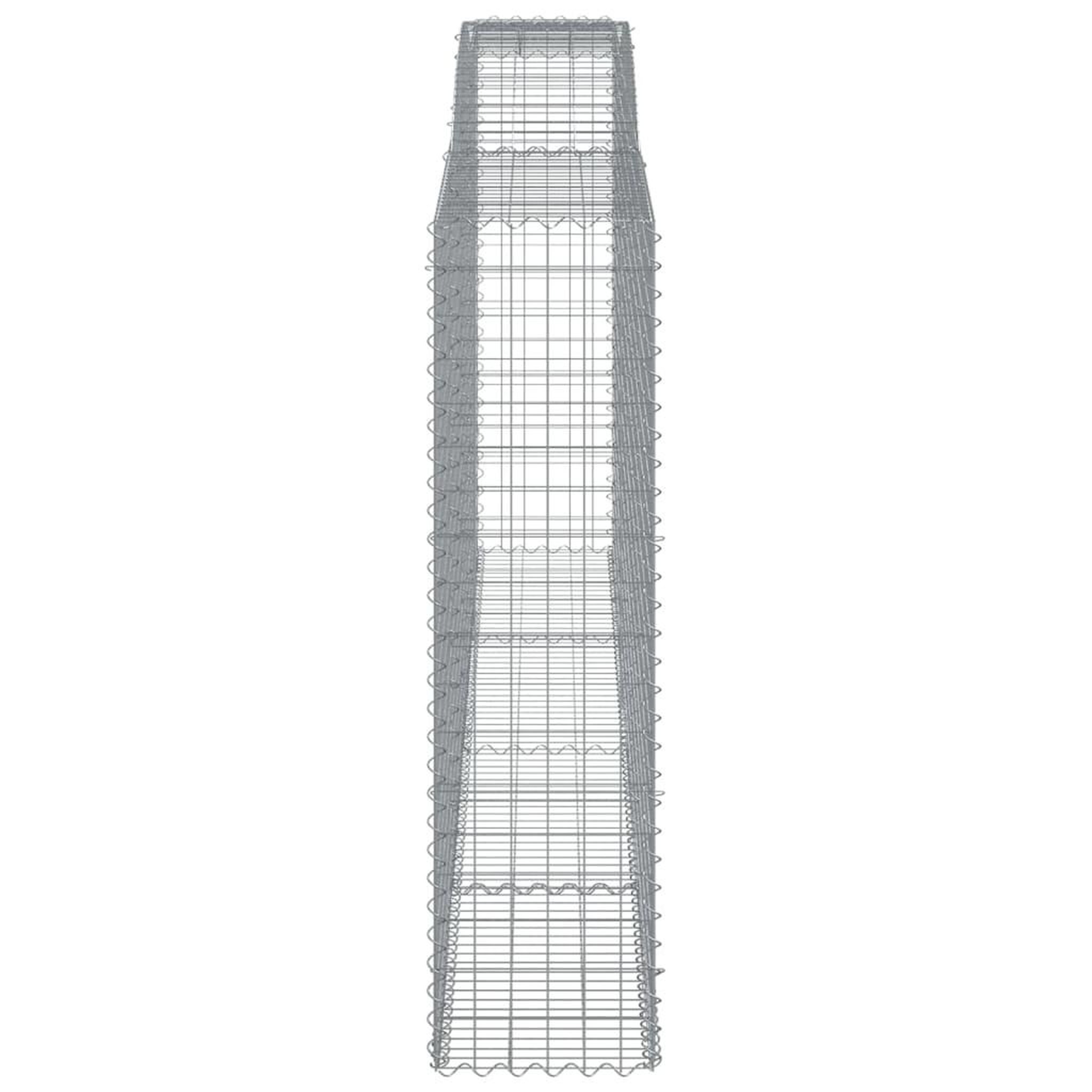 Voir la diapositive 5 : VIDAXL Paniers a gabions arques 6 pcs 400x50x180/200 cm Fer galvanise