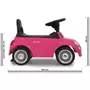 Jamara Push-car Fiat 500 - couleur rose vif