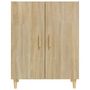 Voir la diapositive 3 : VIDAXL Buffet Chene sonoma 70x34x90 cm Bois d'ingenierie