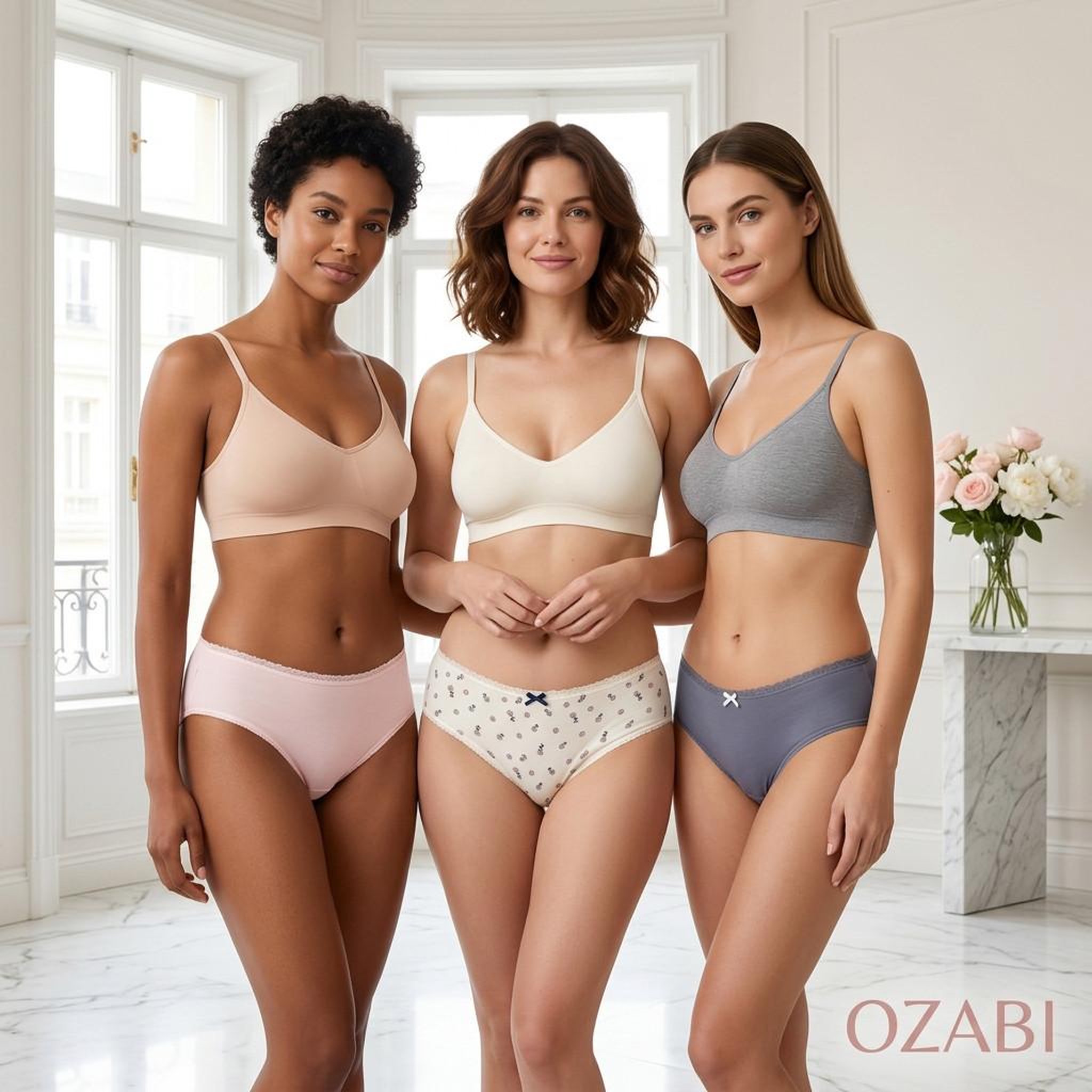Voir la diapositive 6 : OZABI OZABI Pack de Culottes Femme Coton – Lot de 6