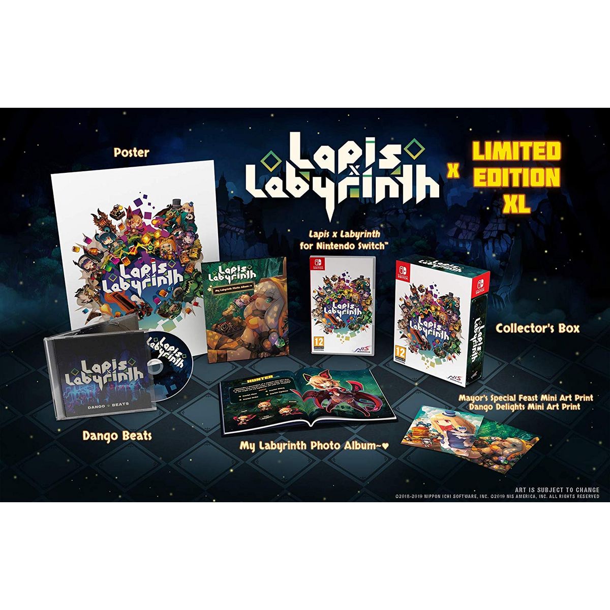 Lapis X Labyrinth Édition Limitée XL Nintendo Switch pas cher