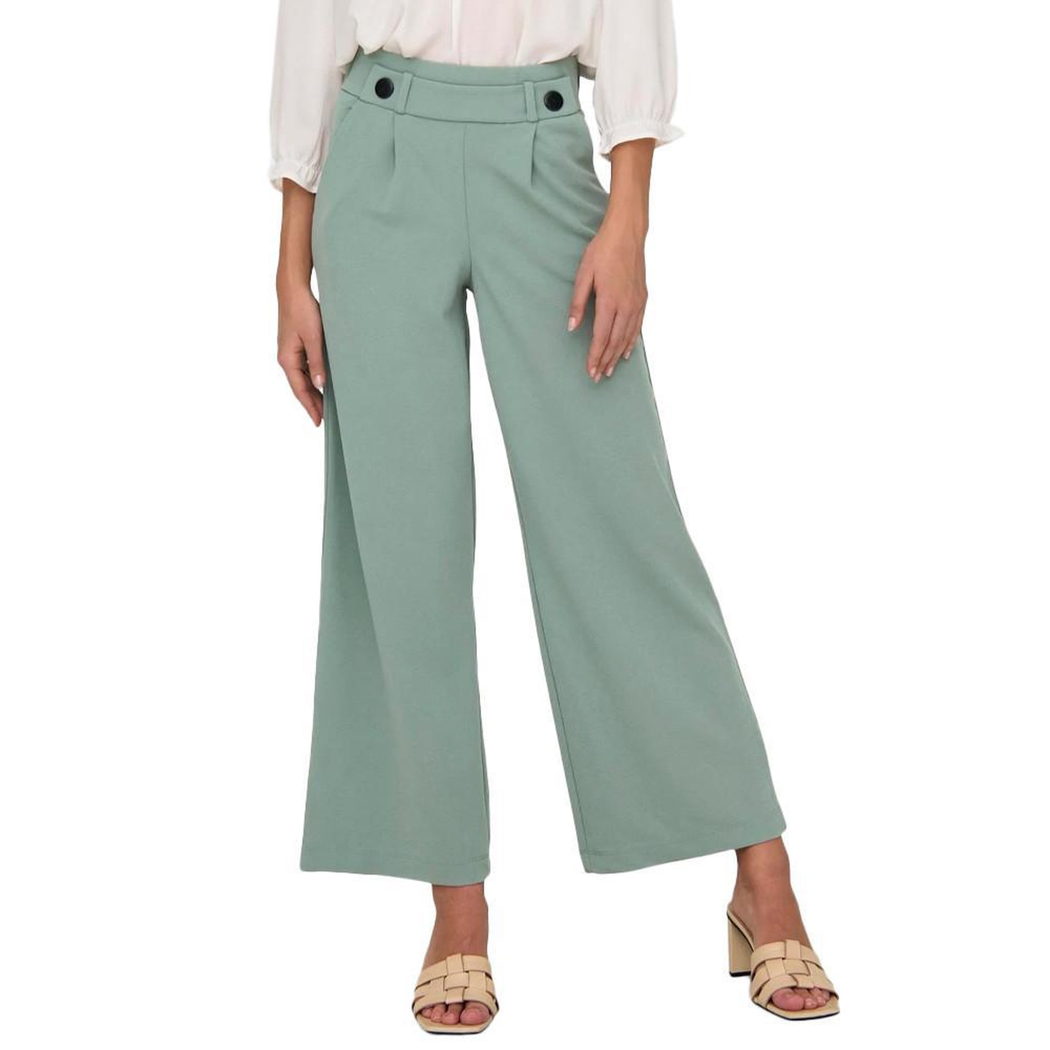 JACQUELINE DE YONG Pantalon vert femme jdy geggo. Coloris disponibles : Vert