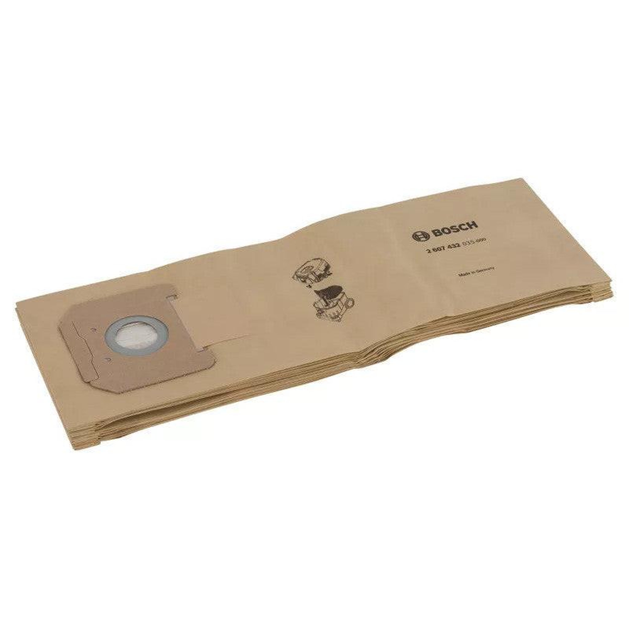BOSCH Lot de 5 sacs d'aspirateur BOSCH 2607432035 - Papier - Pour GAS 35