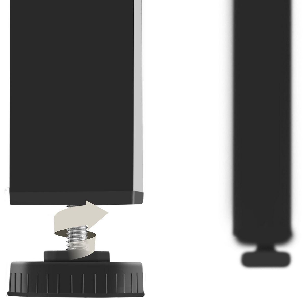 tectake Table de salle à manger style industriel Bois clair industriel, Chêne Sonoma