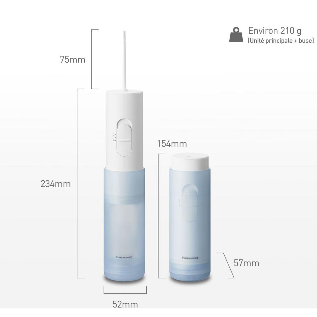 PANASONIC Hydropulseur de voyage EW-DJ11-A503