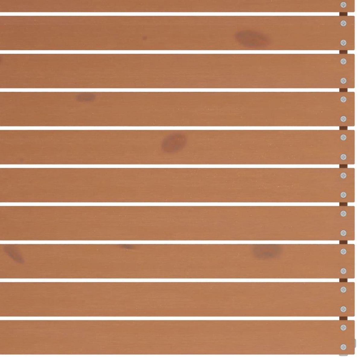 VIDAXL Salon de jardin 6 pcs Marron miel Bois de pin massif