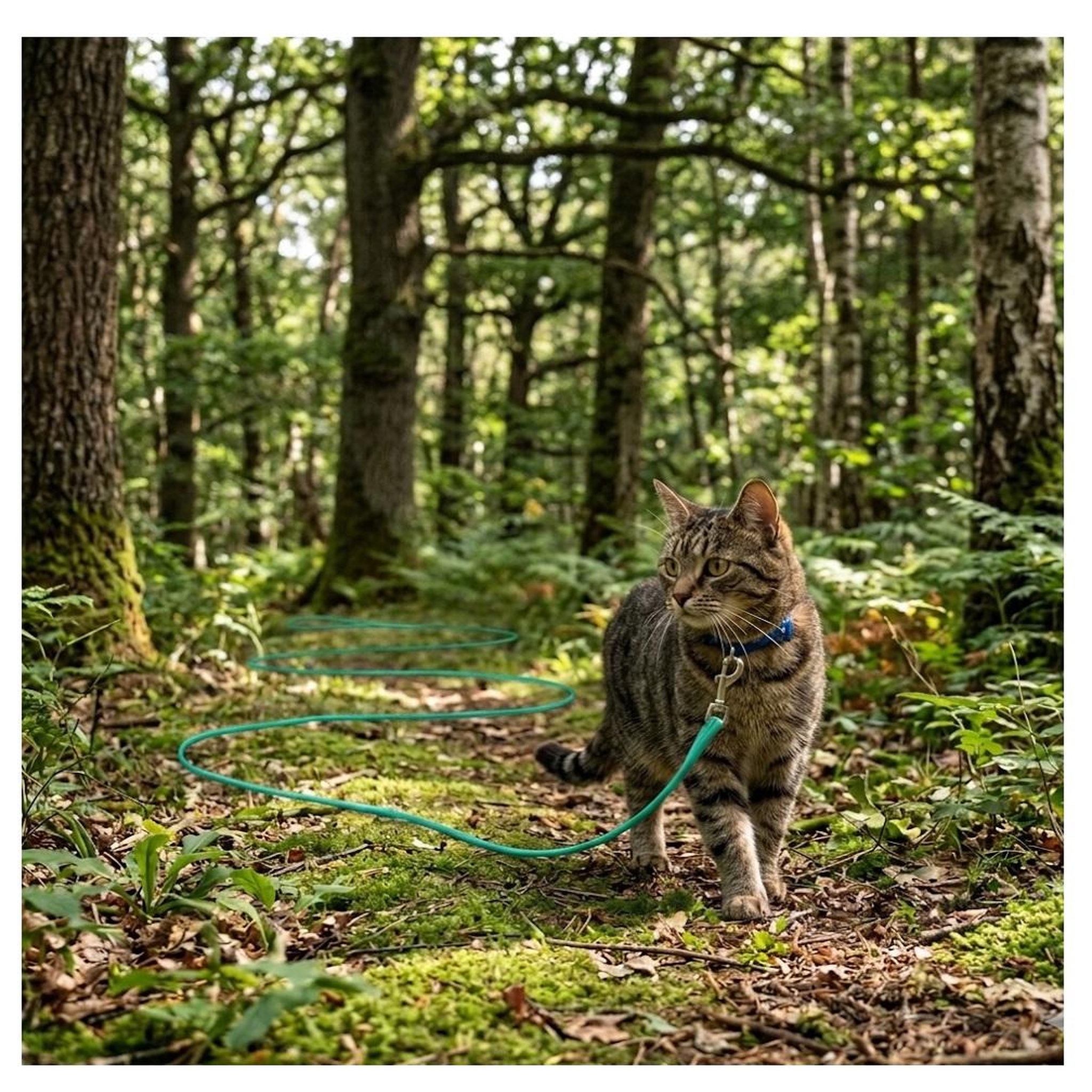 Voir la diapositive 4 : Eden Laisse d'entraînement et a pister caspar pour chat