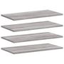Voir la diapositive 2 : VIDAXL Étagères murales 4 pcs sonoma gris 60x20x1,5 cm bois ingénierie