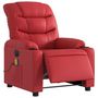 Voir la diapositive 3 : VIDAXL Fauteuil de massage inclinable electrique rouge similicuir