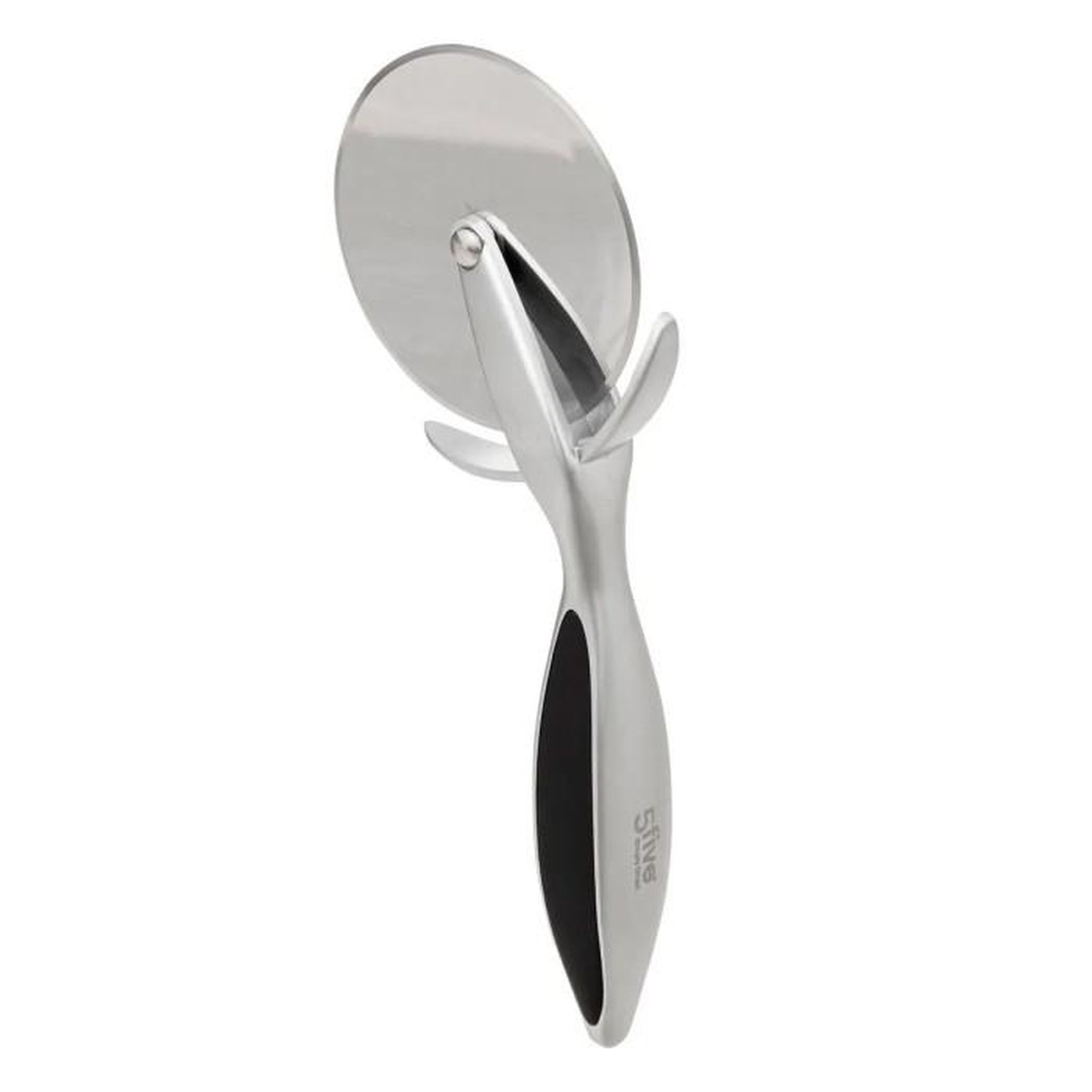 FIVE Roulette à Pizza Antidérapante  Zinc  18cm Argent