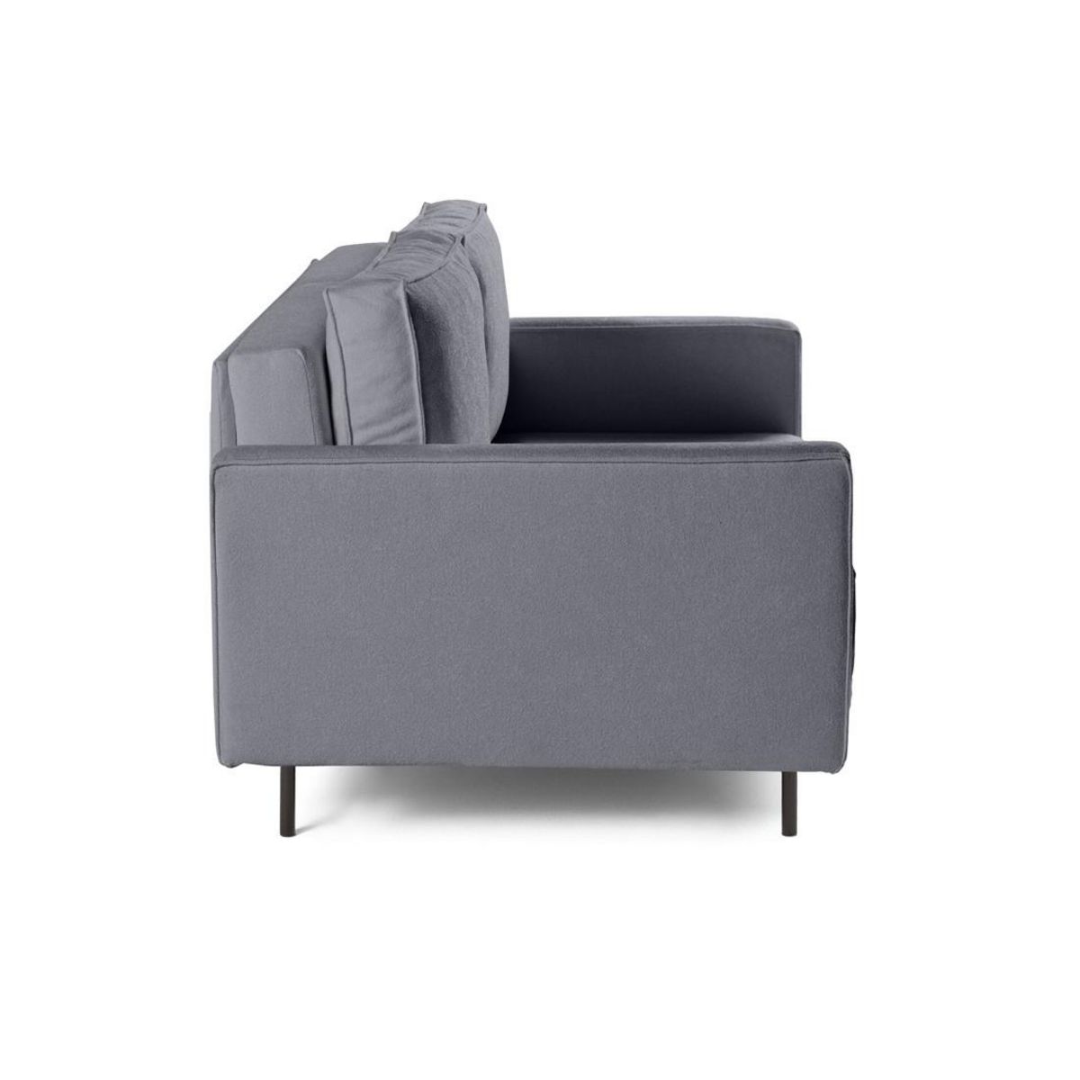 LISA DESIGN Charlie - canapé droit 2 places - en tissu