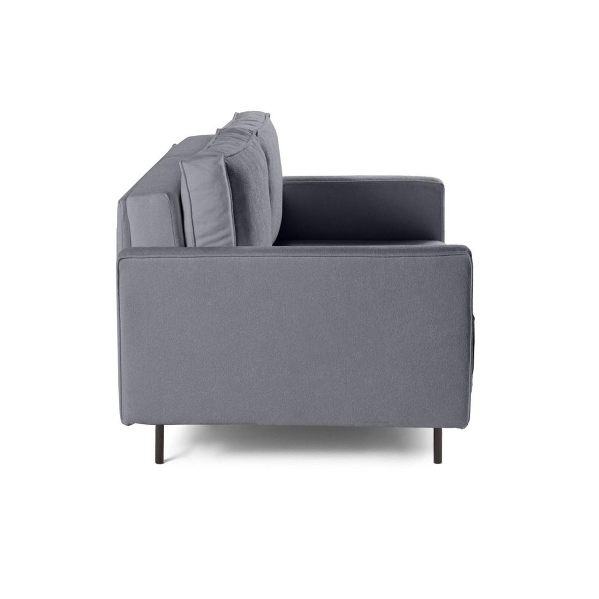 LISA DESIGN Charlie - canapé droit 2 places - en tissu