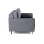 Voir la diapositive 3 : LISA DESIGN Charlie - canapé droit 2 places - en tissu