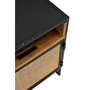 Voir la diapositive 6 : Paris Prix Table de Chevet Avec Porte  Rickey  59cm Noir & Naturel