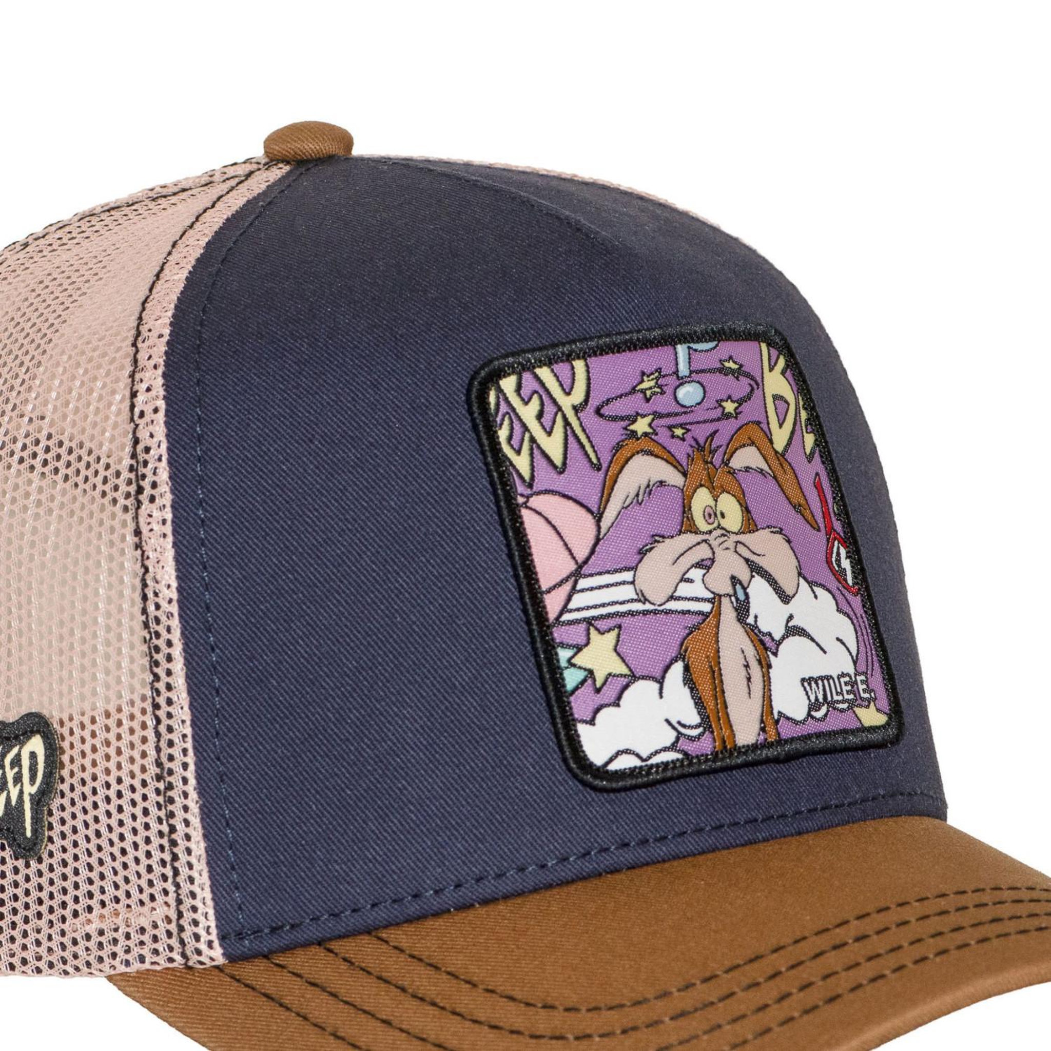 Voir la diapositive 3 : CAPSLAB Casquette trucker avec filet looney tunes will e