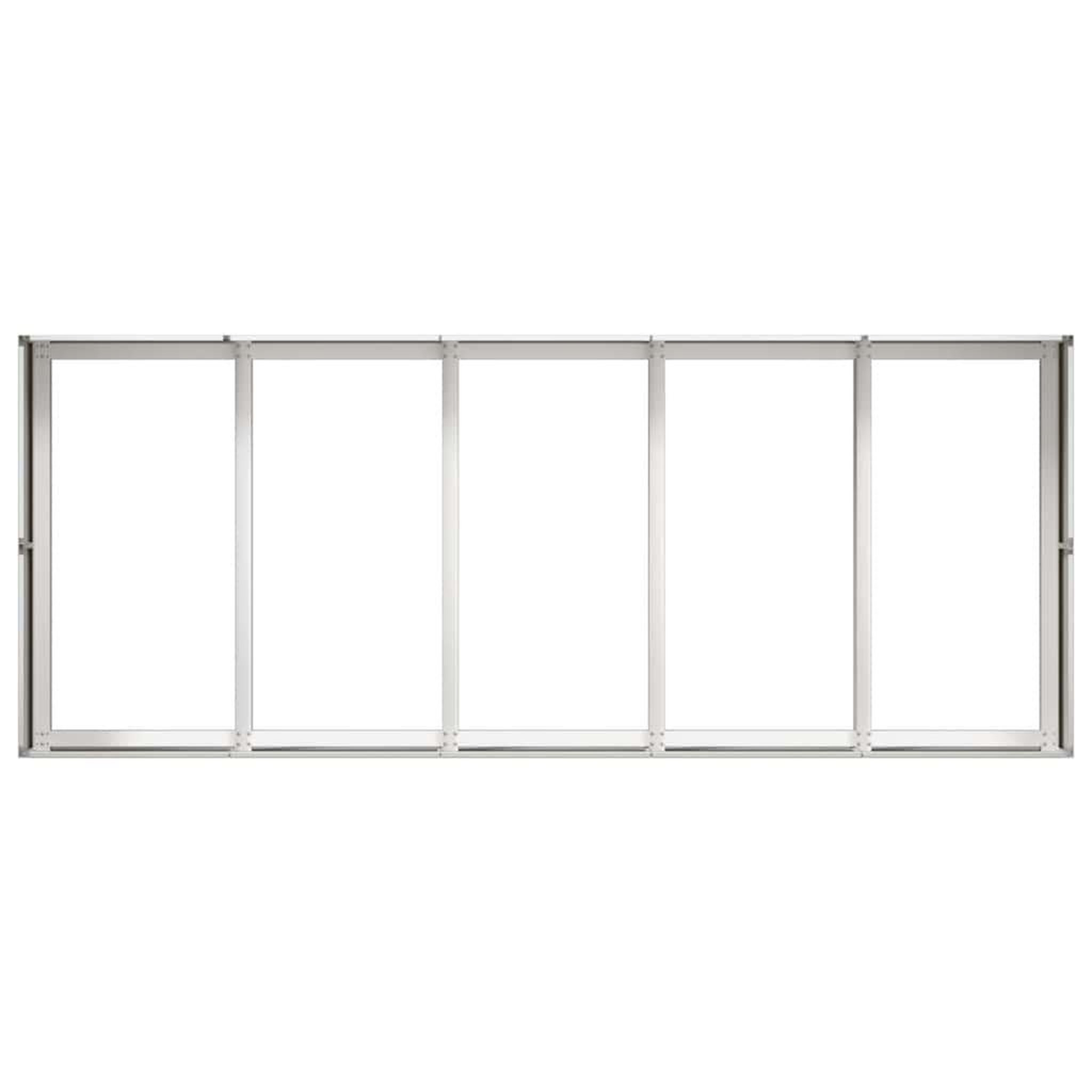 Voir la diapositive 5 : VIDAXL Jardiniere 200x80x40 cm acier inoxydable