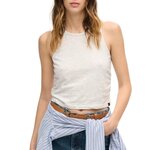 SUPERDRY Débardeur  Chiné Femme Superdry Superdry Ruched. Coloris disponibles : Blanc