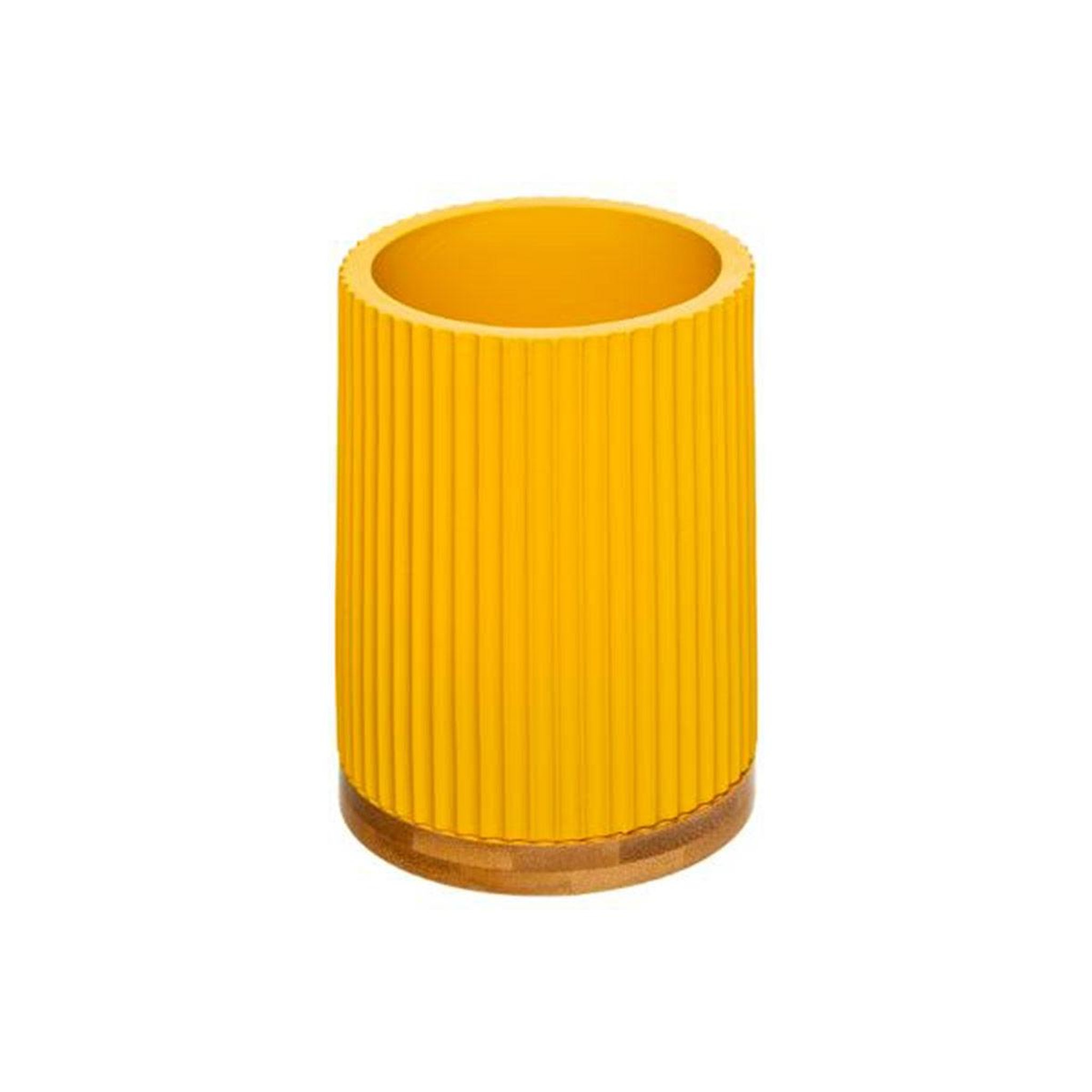 Voir la diapositive 2 : FIVE Brosse wc design  modern  40cm moutarde