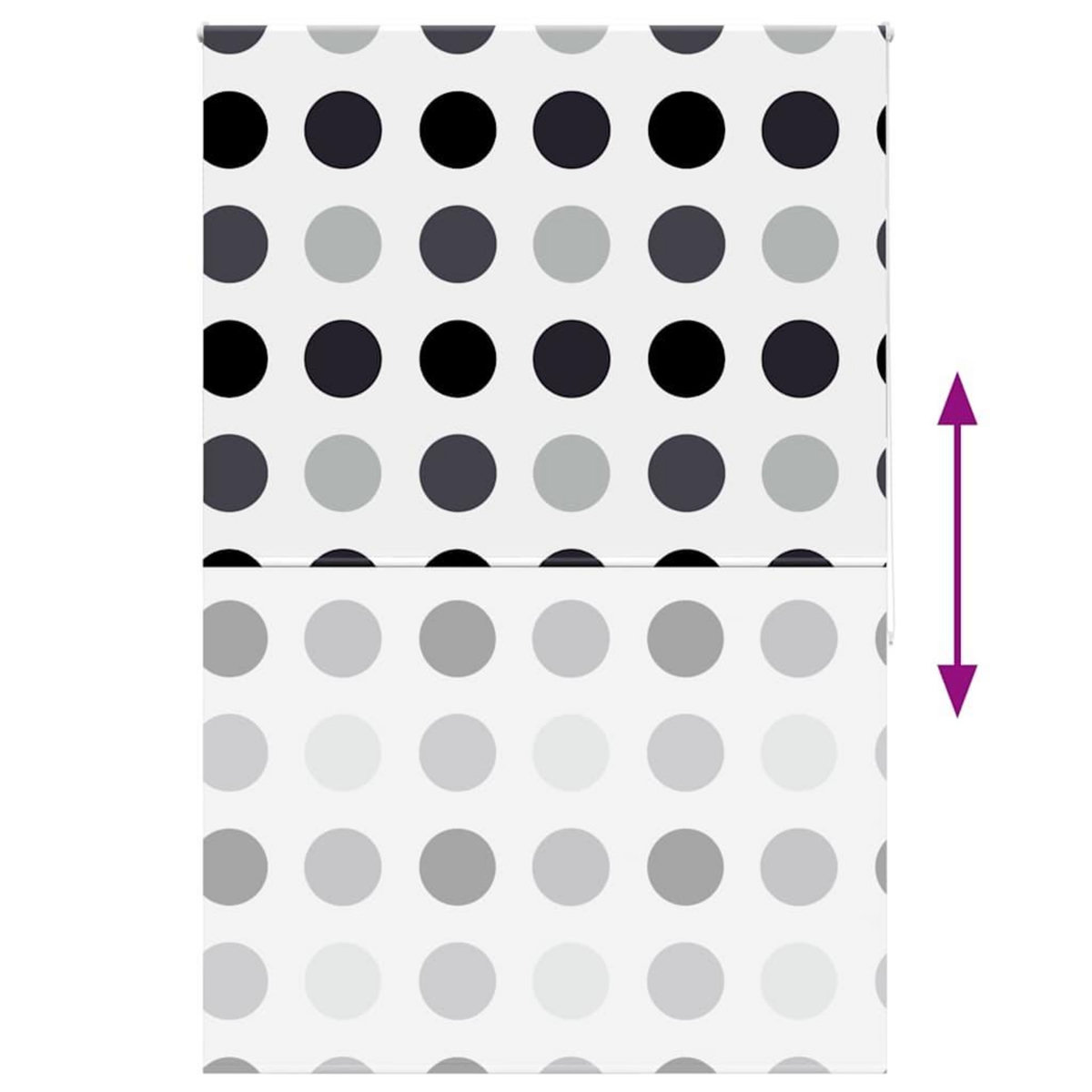 VIDAXL Store enrouleur de douche 150x240 cm largeur du tissu 146 cm