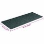 Voir la diapositive 6 : VIDAXL Tapis d'escalier autocollants Rectangulaire 15 pcs 60x25cm Vert
