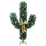Voir la diapositive 4 : VIDAXL Cactus de Noël avec support et LED Vert 180 cm PVC