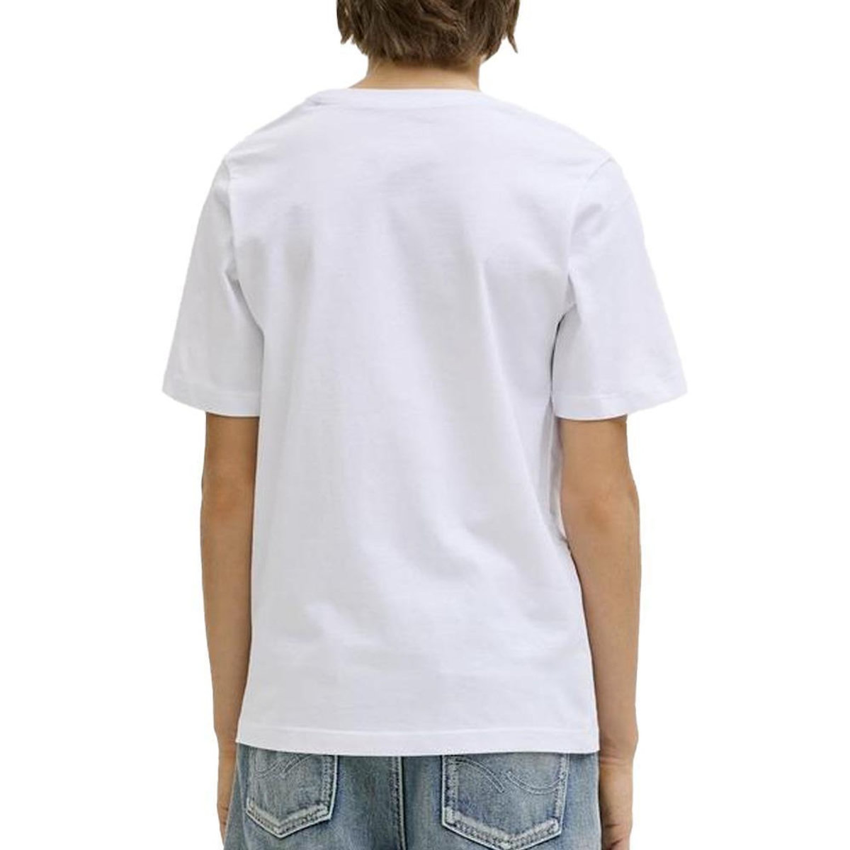 Jack & Jones T-Shirt Blanc/Bleu Garçon Jack & Jones Tucket