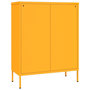 Voir la diapositive 5 : VIDAXL Armoire a tiroirs Jaune moutarde 80x35x101,5 cm Acier