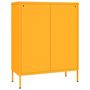 Voir la diapositive 5 : VIDAXL Armoire a tiroirs Jaune moutarde 80x35x101,5 cm Acier