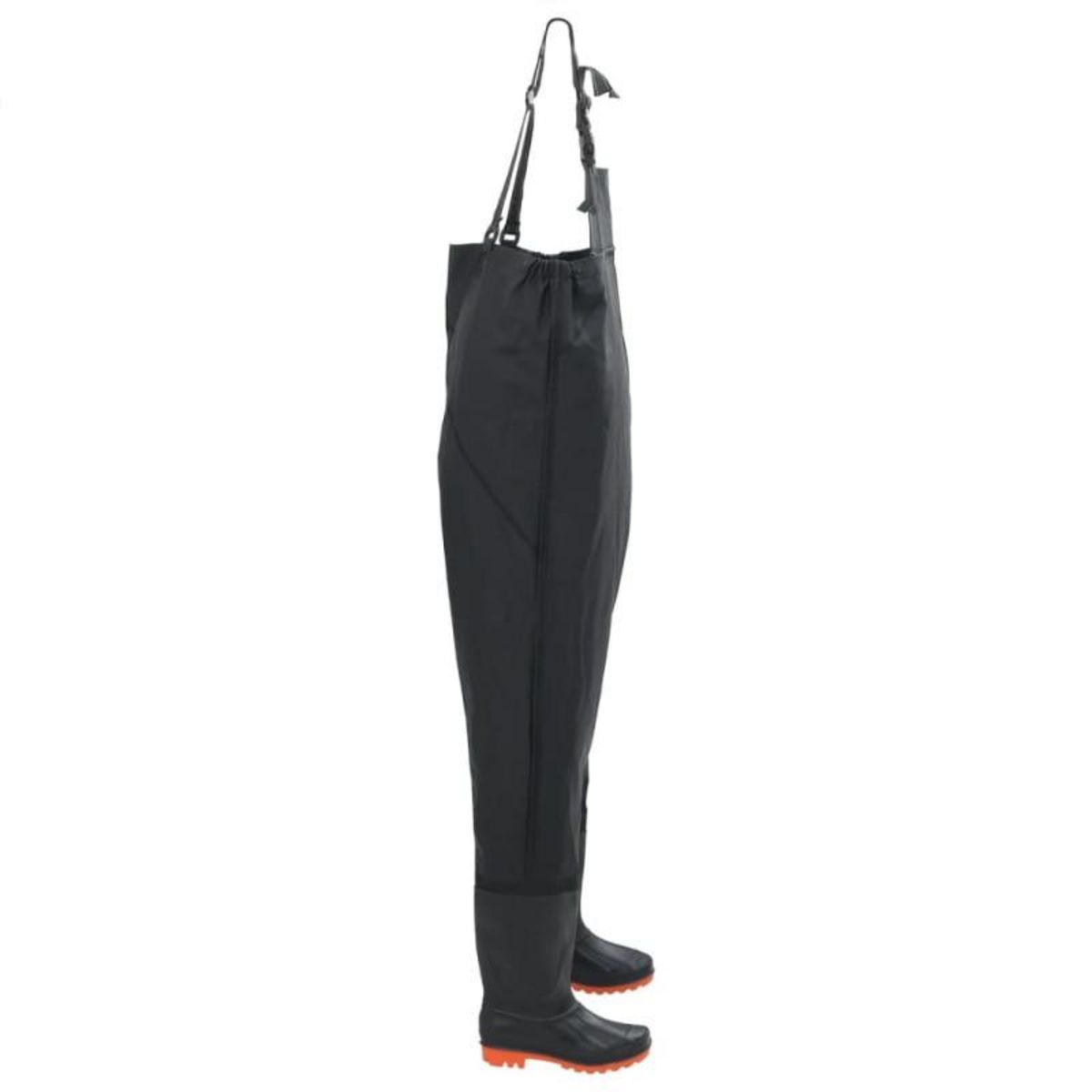 VIDAXL Cuissardes avec bottes noir taille 38