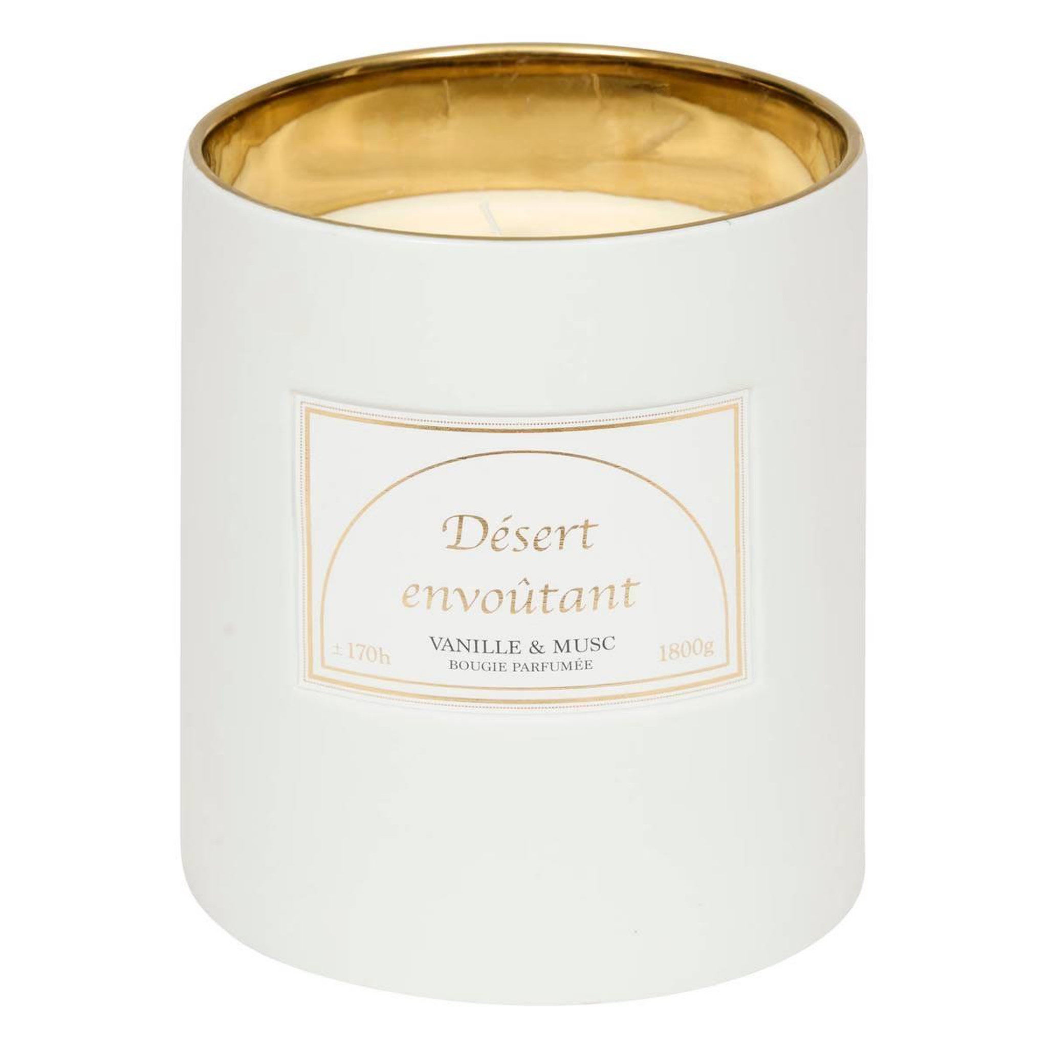 ATMOSPHERA Bougie parfumée en céramique  lucia  1800g vanille & musc