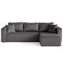 Voir la diapositive 4 : BEST MOBILIER Housse en velours pour canapé déhoussable topaze
