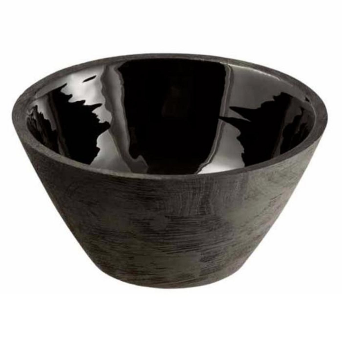 Paris Prix Saladier Rond en Bois  Pyra  23cm Noir