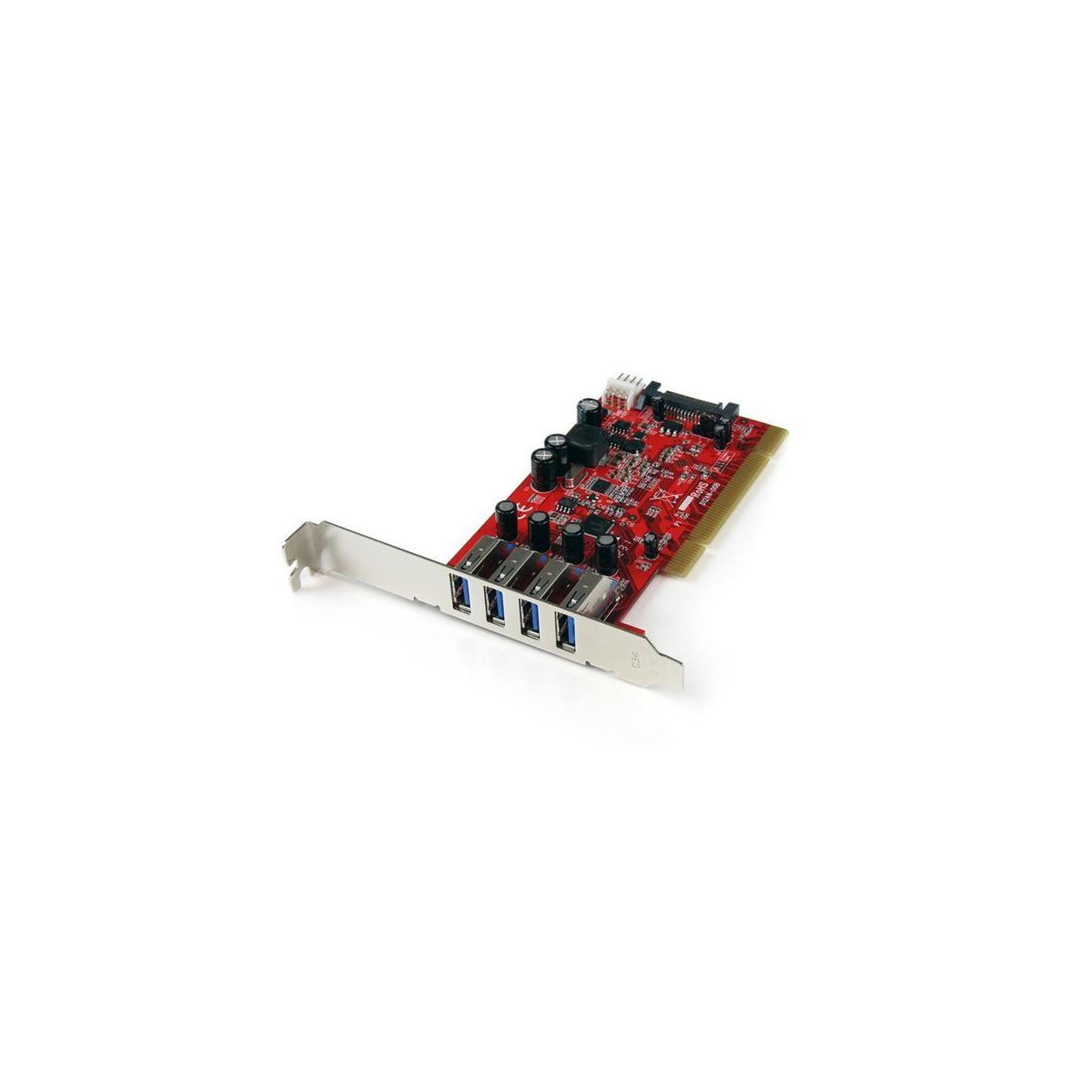 Startech Startech.com carte contrôleur pci à 4 ports usb 3.0 (5gbps) superspeed - adaptateur pci avec alimentation sata / sp4