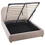 Voir la diapositive 3 : BEST MOBILIER Hugo - lit coffre - 160x200 cm - en velours texturé