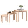 Voir la diapositive 4 : VIDAXL Tables gigognes 3 pcs Bois de pin massif