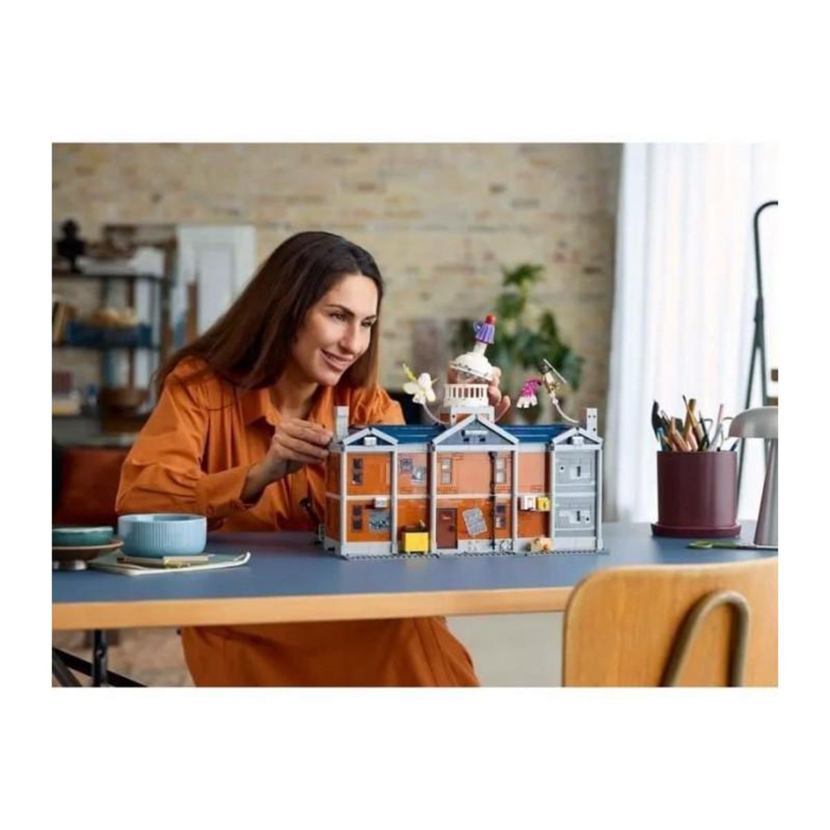 LEGO LEGO Marvel Les X-Men : l'institut Xavier - Set de construction pour adultes avec minifigurines dont Wolverine et Professeur X p