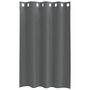 Voir la diapositive 4 : VIDAXL Rideaux en voile avec œillets 2 pcs gris fonce 140x175 cm