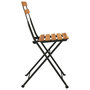 Voir la diapositive 5 : VIDAXL Chaises de bistrot pliantes lot de 2 Bois de teck solide acier