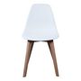 Voir la diapositive 2 : The Home Deco Factory Chaise scandinave Coque - H.83 cm