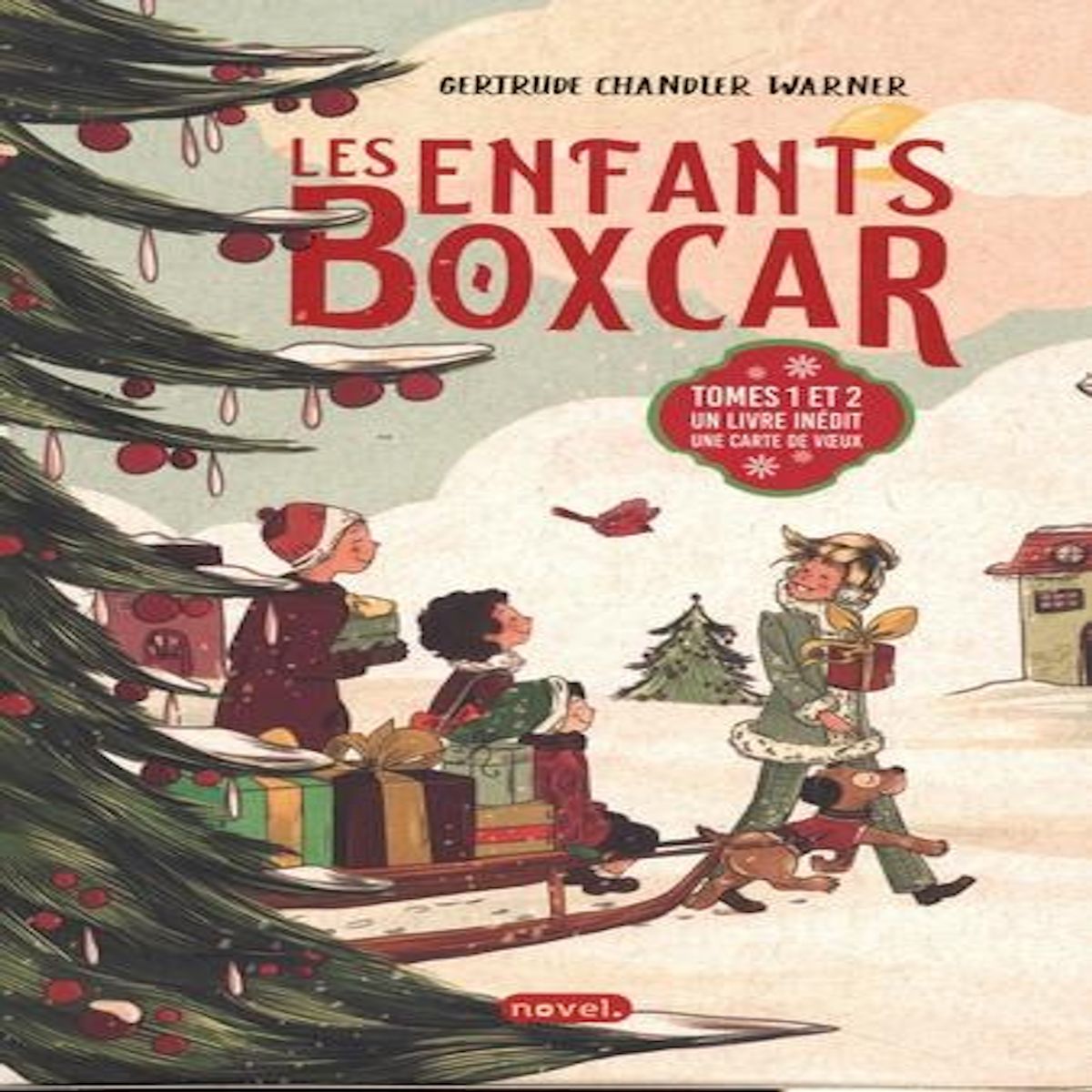 LES ENFANTS BOXCAR TOMES 1 ET 2 : LE SECRET DES ORPHELINS ; L'ILE MYSTERE. COFFRET EN 2 VOLUMES AVEC UN NOEL MERVEILLEUX EN FAMILLE, Warner Gertrude Chandler