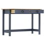 Voir la diapositive 3 : VIDAXL Table console Hill Range avec 2 tiroirs Gris 110x45x74 cm Pin