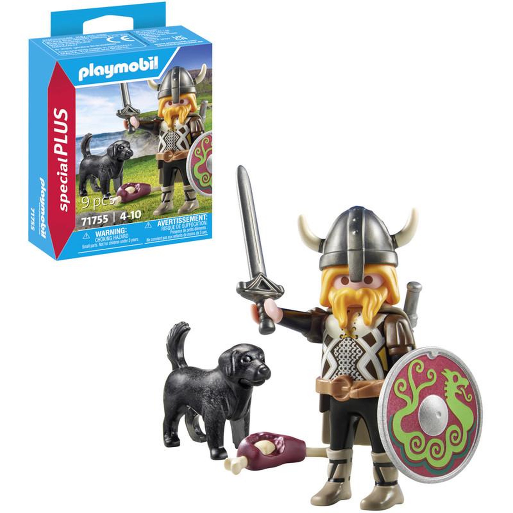 Voir la diapositive 2 : PLAYMOBIL VIKING BOUCLIER ARME + CHIEN PLAYMOBIL PLL71755