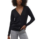 Vero Moda Gilet  Femme Vero Moda Silje V neck Cardigan Moonbeam. Coloris disponibles : Noir